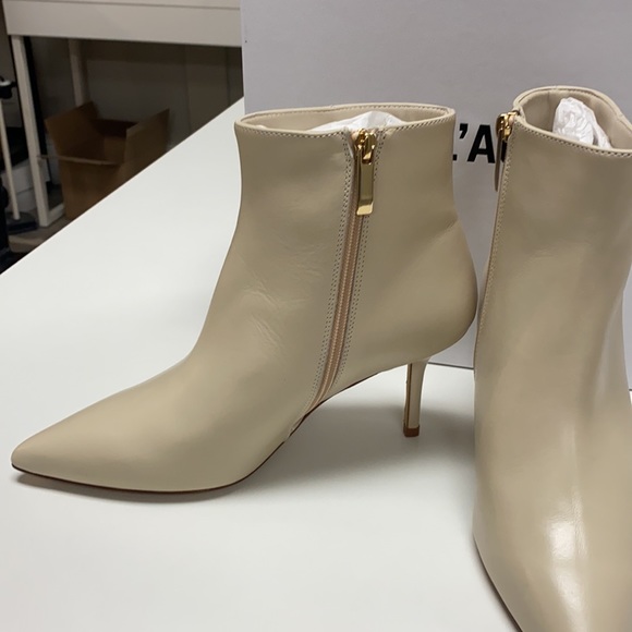 L'AGENCE Aimee Pointed Toe Bootie in Vintage White - Picture 3 of 3